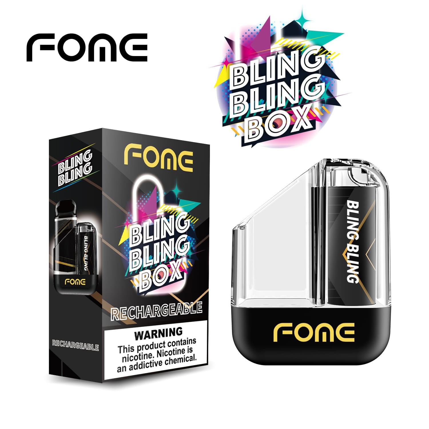 Fome Bling Bling Box Rechargeable